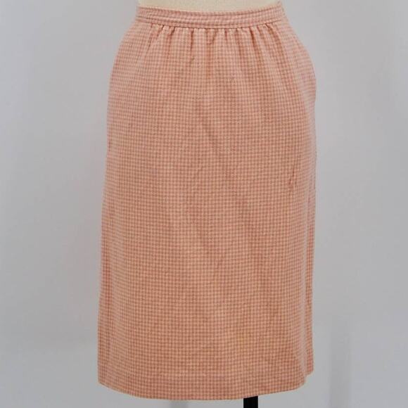 Vintage Evan Picone Houndstooth Skirt - Picture 1 of 6